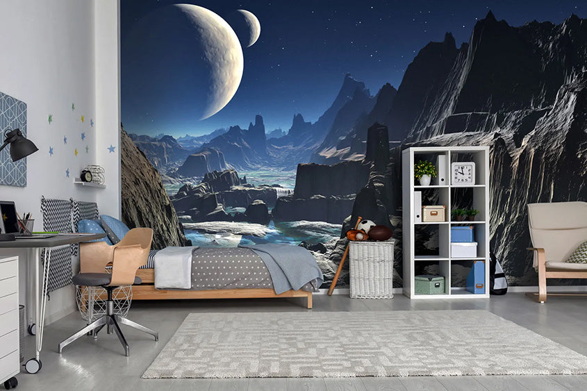 Galaxy Themed Bedroom