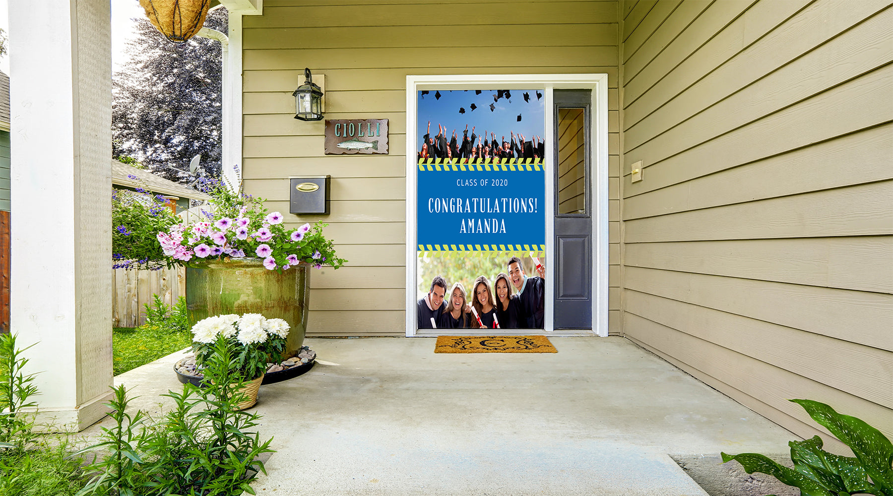 Quarantine Grad Door Banner