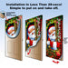 DoorFoto Door Cover Santa Claus Christmas Is Coming