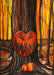 DoorFoto Door Cover Pumpkin Tree