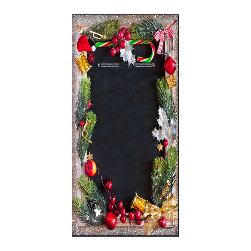 DoorFoto zakeke-design 36 x 80 Customizable - Christmas Fabric Door Cover