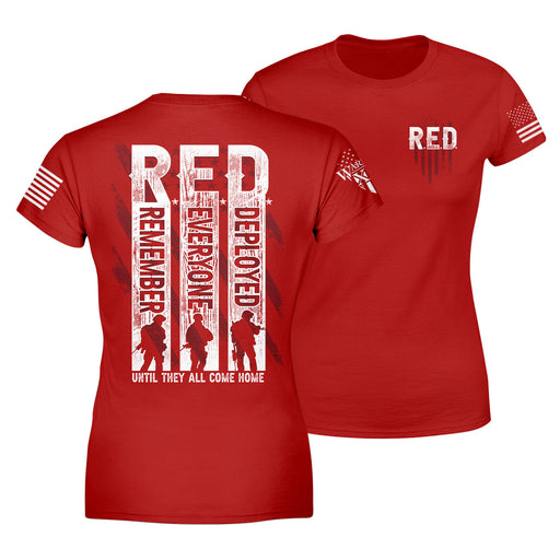 Warrior 12 - A Patriotic Apparel Company Men's Shirts Remember Everyone Deployed - Women's Relaxed Fit