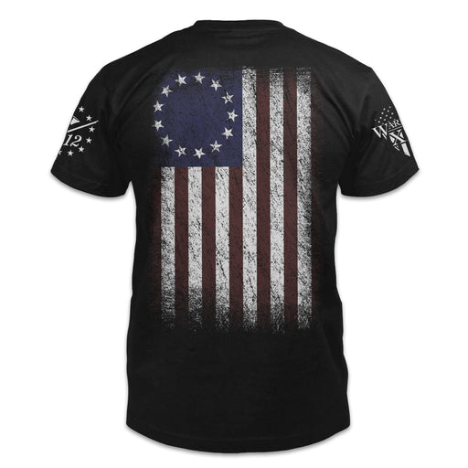 Warrior 12 - A Patriotic Apparel Company Men's Shirts Betsy Ross Flag