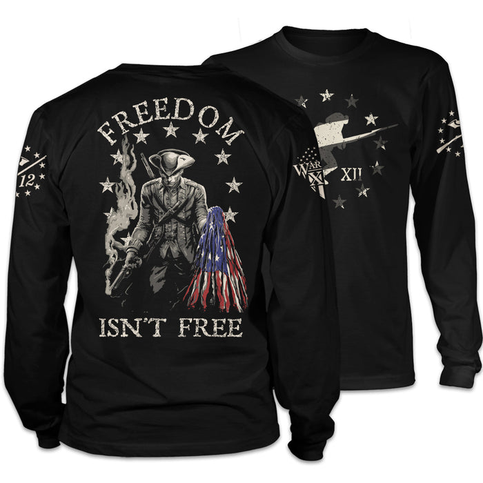 Warrior 12 - A Patriotic Apparel Company Long Sleeves Freedom Isn't Free Long Sleeve