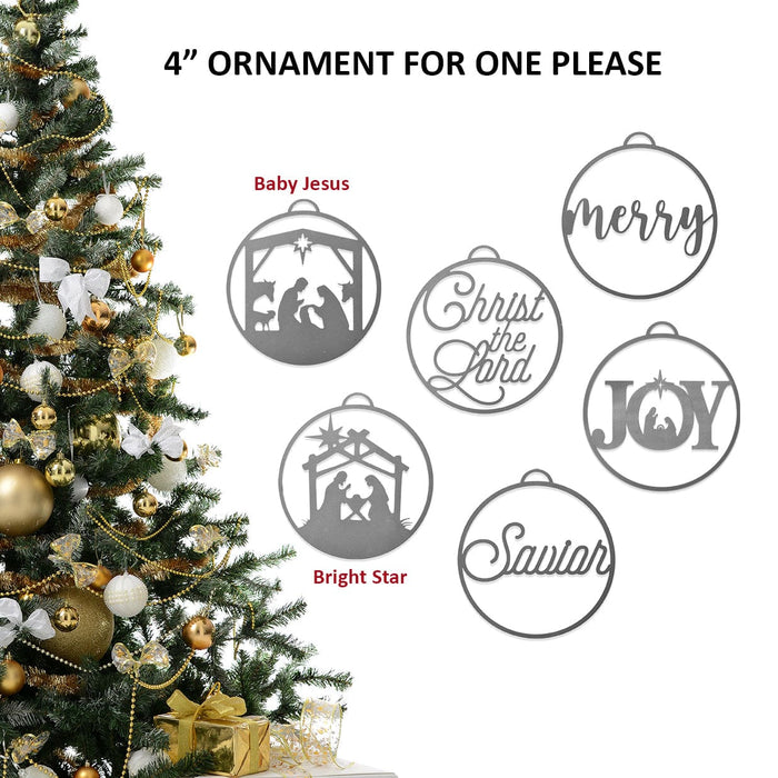 Rusted Orange Craftworks Co. Holiday Ornaments Ornament for One Please