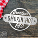 Rusted Orange Craftworks Co. Outdoor Grill Accessories Smokin' Hot Plaques - Personalized Outdoor Hanging Barbecue Signs