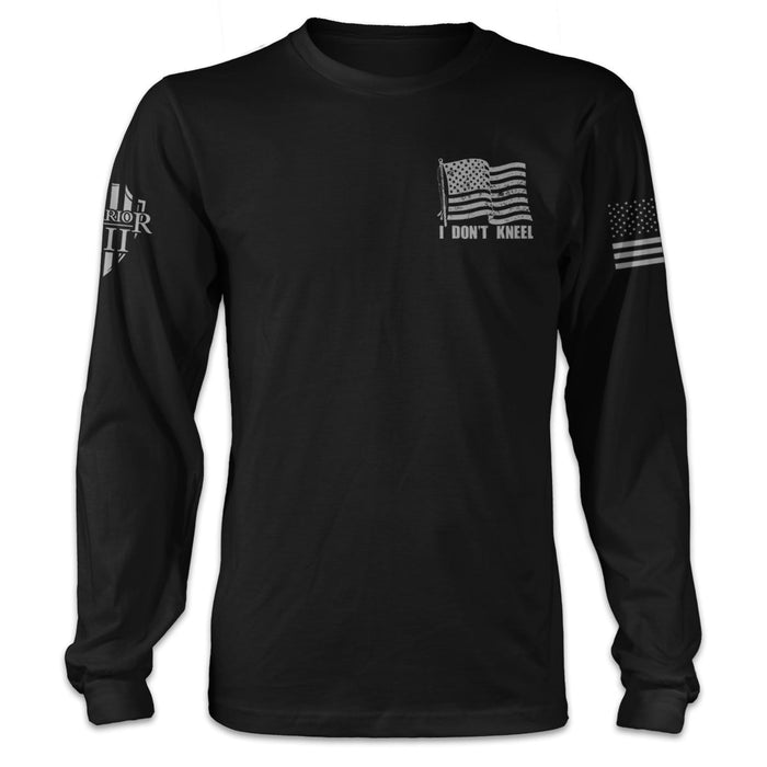 Warrior 12 - A Patriotic Apparel Company Long Sleeves Stand For The Flag Long Sleeve