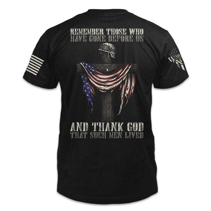 Warrior 12 - A Patriotic Apparel Company Men's Shirts Remember Those Before Us