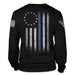 Warrior 12 - A Patriotic Apparel Company Long Sleeves Thin Blue Line Betsy Ross Flag Long Sleeve