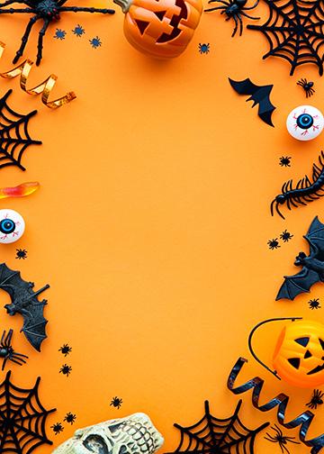 DoorFoto Door Cover Customizable - Halloween Backdrop