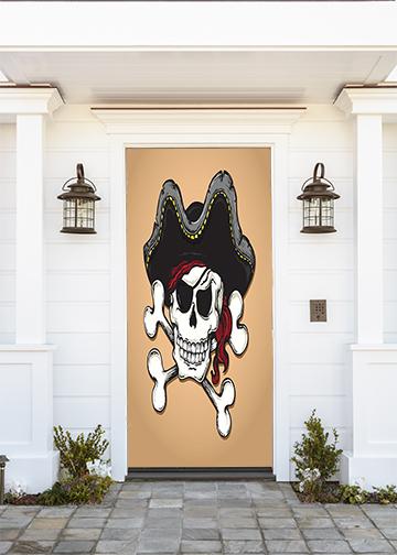 DoorFoto Door Cover Kids Pirate Decor