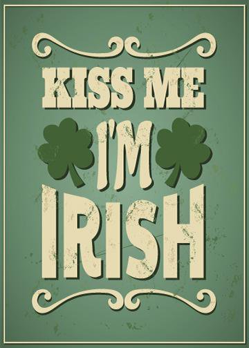 DoorFoto Door Cover Kiss Me I'm Irish