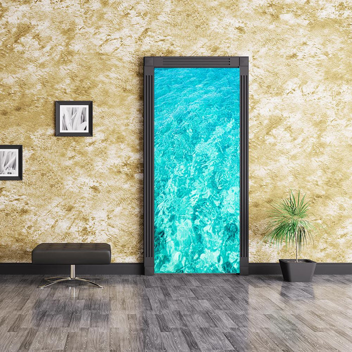 DoorFoto Door Cover Crystal Blue Waters