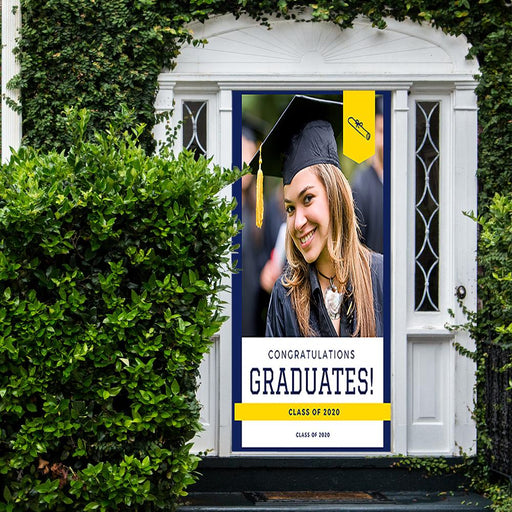 DoorFoto Door Cover Graduation Door Banner