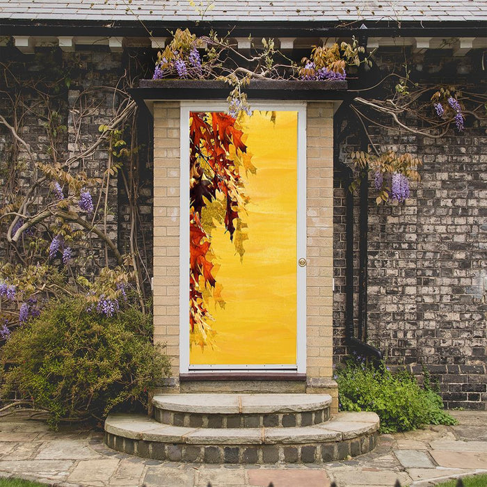 DoorFoto Door Cover Autumn Portrait