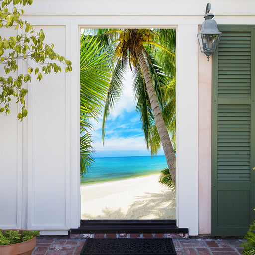 DoorFoto Door Cover Beach Life