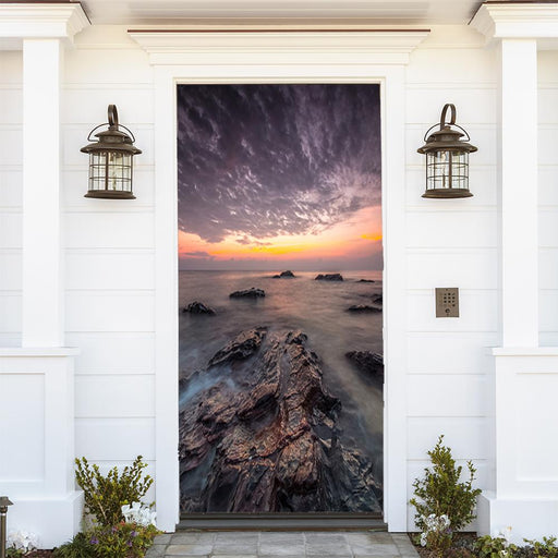 DoorFoto Door Cover Rocky Sunset