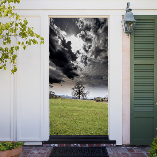 DoorFoto Door Cover Ominous Sky