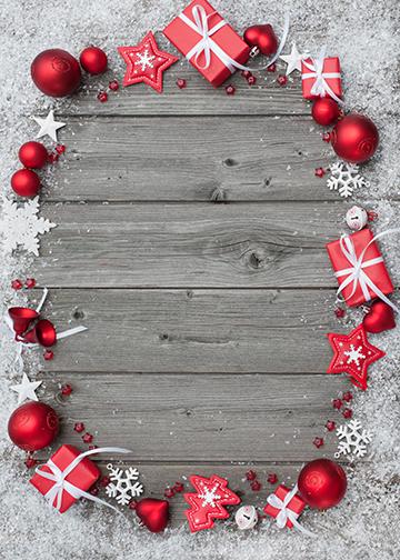 DoorFoto Door Cover Customizable - Festive Christmas