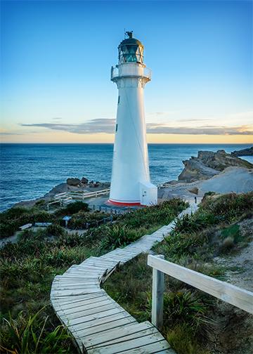 DoorFoto Door Cover Castlepoint Lighthouse