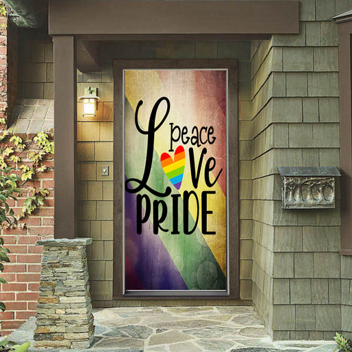 DoorFoto Door Cover Love Peace Pride