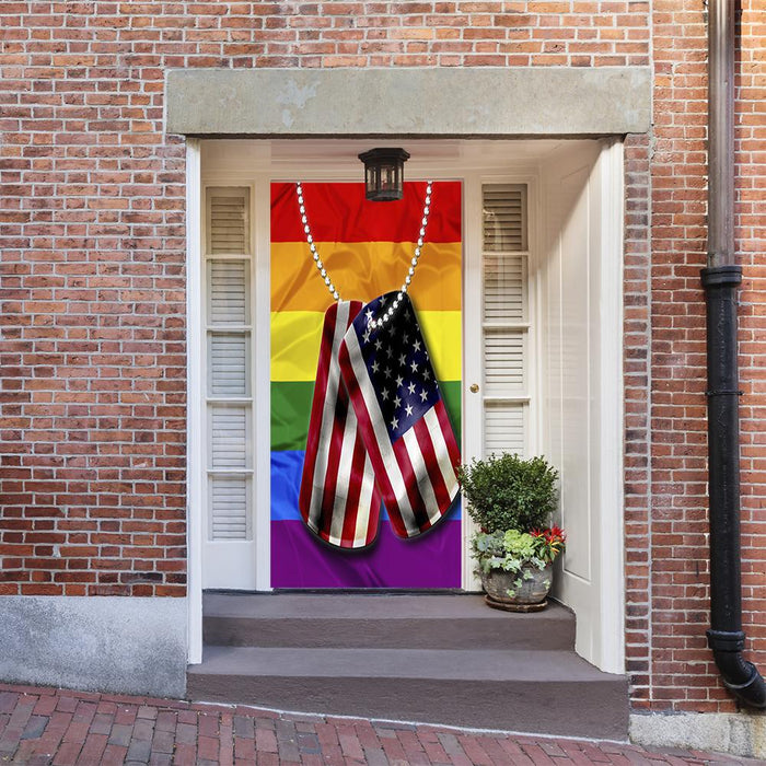 DoorFoto Door Cover All Pride Flags