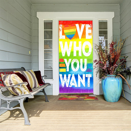 DoorFoto Door Cover Love Who You Want