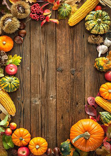 DoorFoto Door Cover Customizable - Harvest Thanksgiving