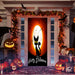 DoorFoto Door Cover Black Cat Happy Halloween