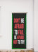 DoorFoto Door Cover Don't Be Afraid to Fail