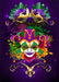 DoorFoto Door Cover Mardi Gras Jester