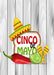 DoorFoto Door Cover Cinco De Mayo Backdrop