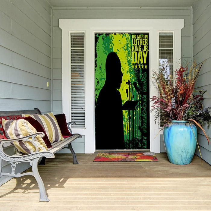 DoorFoto Door Cover MLK Artistic Backdrop