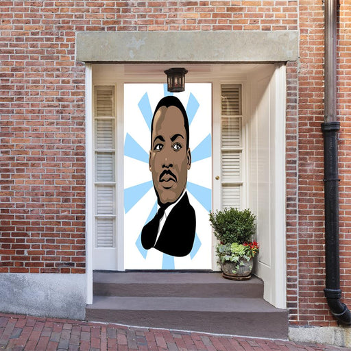 DoorFoto Door Cover Martin Luther King Portrait