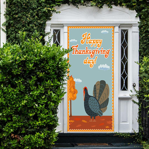 DoorFoto Door Cover Thanksgiving Door