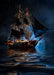 DoorFoto Door Cover Customizable - Pirate Ship Bedroom