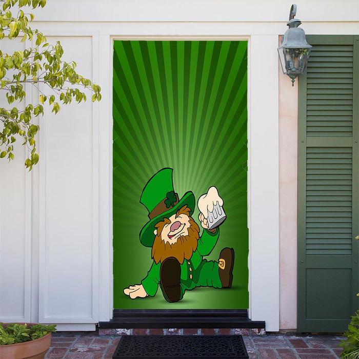 DoorFoto Door Cover Drunk Leprechaun