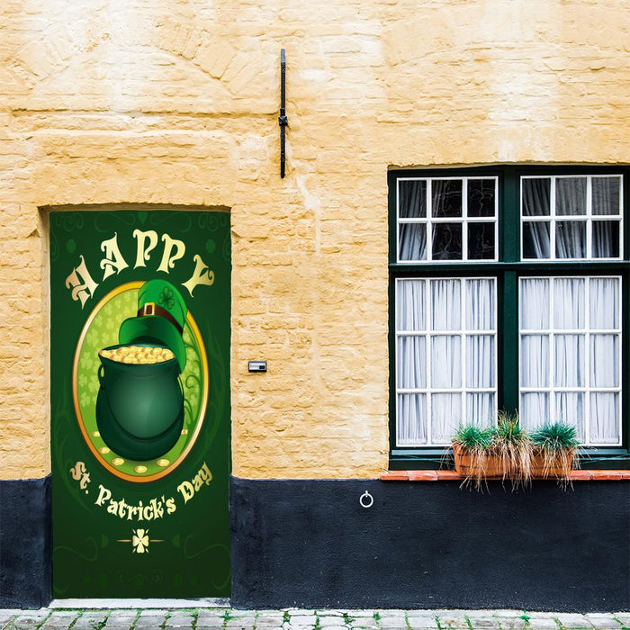 DoorFoto Door Cover St. Patrick's Decorations