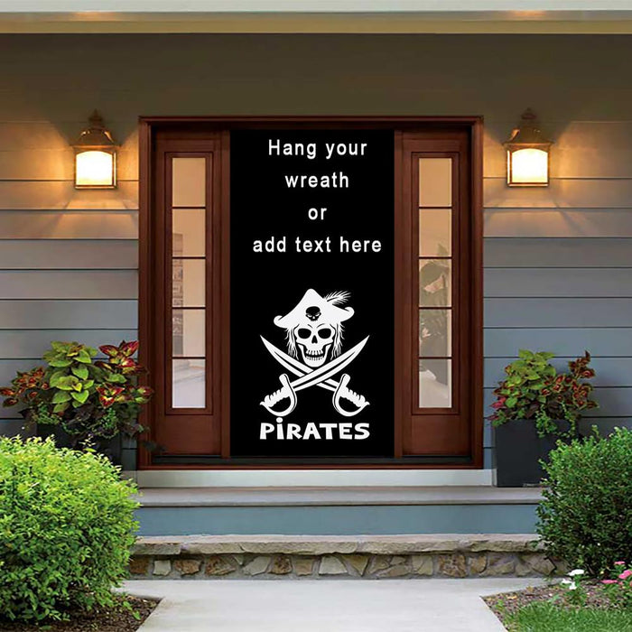 DoorFoto Door Cover Customizable - Pirate Door Decoration