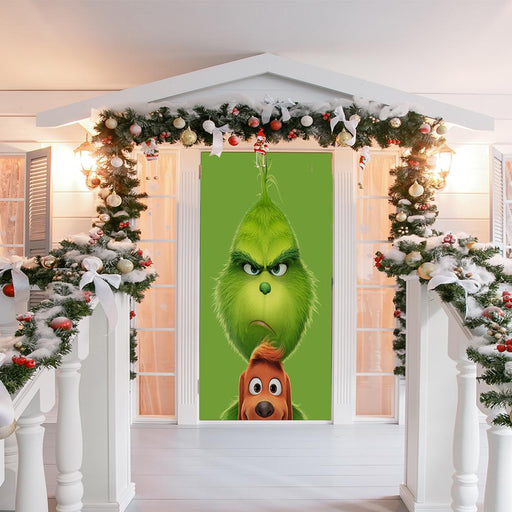 DoorFoto Door Cover Grinch Door Cover