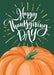 DoorFoto Door Cover Thanksgiving Pumpkin