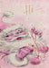 DoorFoto Door Cover Vintage Pink Santa