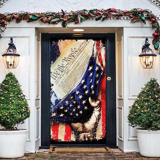 DoorFoto Door Cover 4th of July Deco