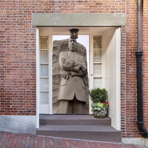 DoorFoto Door Cover MLK Statue