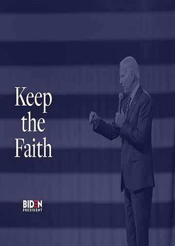 DoorFoto Door Cover Biden Keep the Faith