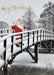 DoorFoto Door Cover Santa Claus Outdoor Decorations