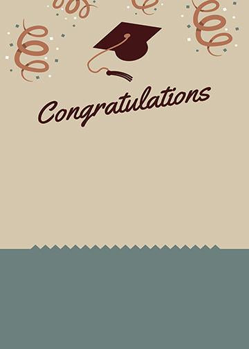 DoorFoto Door Cover Customizable - Congrats Grad Banner