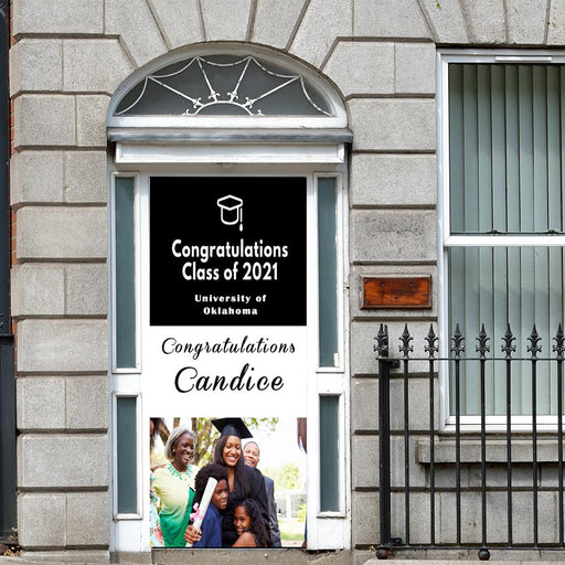 DoorFoto Door Cover Customizable - Grad Banner