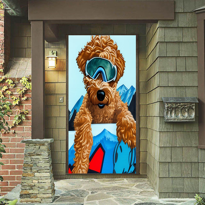 Wild Wings Door Cover Mountain Dog Jasper