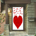 DoorFoto Door Cover Big Heart Little Hearts